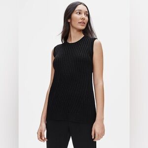 Eileen Fisher Organic Linen Cotton Sleeveless Top